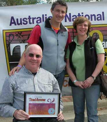 The Merrigans posing at the National