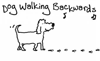 Dog Walking Backwards
