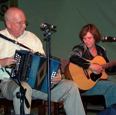 The Merrigans performing