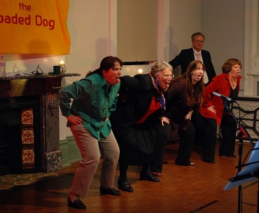 "Haka" is sung by a group of female Public Servants psyching up to face a Senate Committee.